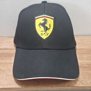 Ferrari Scuderia Ferrari Hat Cap Black Adjustable OSFA Official Licensed
